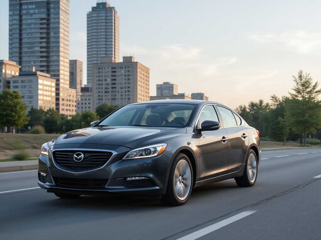 Modern car optimized for improved qué kilometraje in urban setting