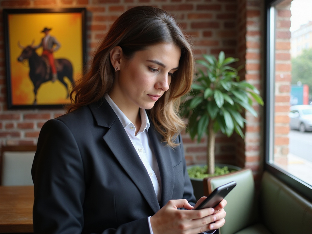 Caucasian professional reading about qué ketorolaco in Spanish setting