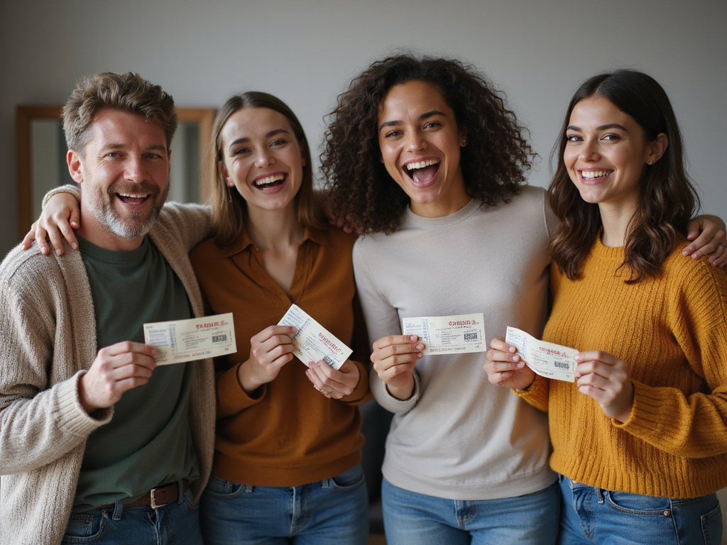 Diverse group of adults playing loterías on Friday