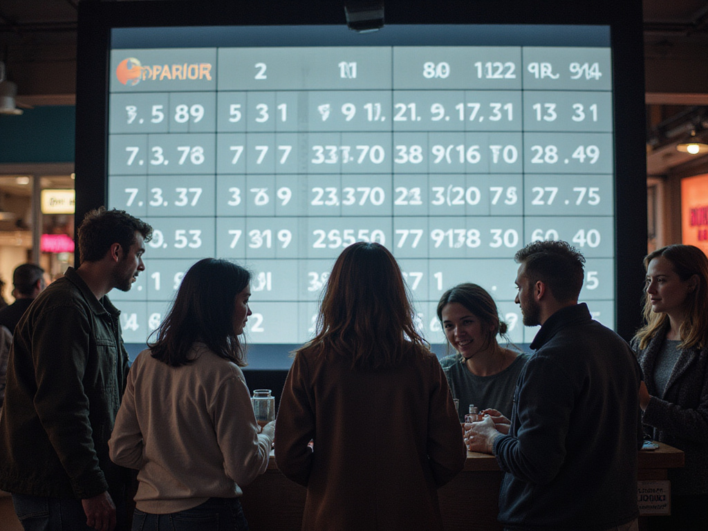 Group excitedly waiting for qué número salió en la quiniela results