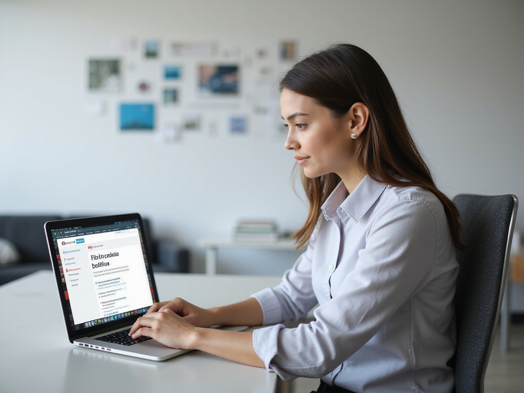 Hispanic professional researching qué operaciones cubre el bono pad online