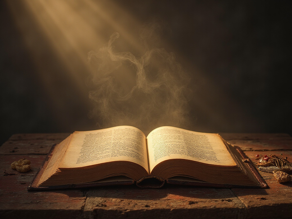 Representación visual de qué es un mito con símbolos españoles